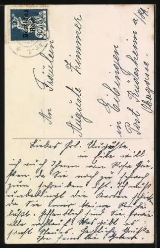 Künstler-AK Pauli Ebner: weinendes Mädchen nach Streit mit einem Jungen