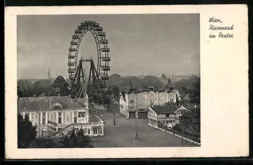 AK Wien, Riesenrad am Wiener Prater