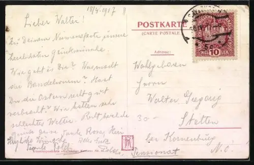 Künstler-AK Edward Theodore Compton: Salzburg, vom Kapuzinerberg