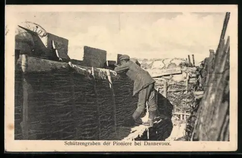 AK Dannevoux, Soldat im Schützengraben