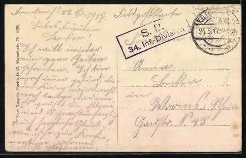 AK Dannevoux, Soldat im Schützengraben