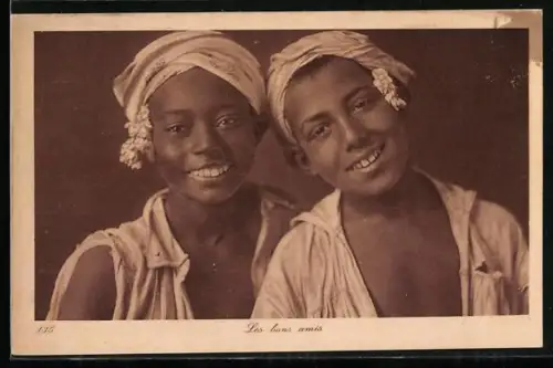 AK Lehnert & Landrock, Les bons amis, nordafrikanische Knaben
