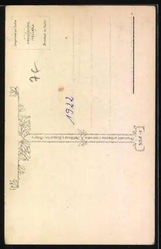 Künstler-AK Adolfo Busi: Liebspaar beim Kuss