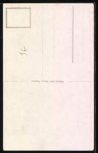 Künstler-AK Bill Fisher: Mann legt seinen Kopf an den Hals einer Frau