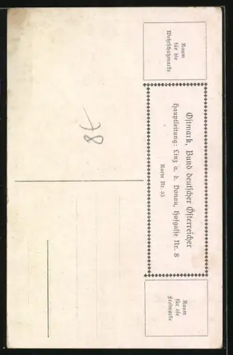 Künstler-AK Karl Alex Wilke: ein sich küssendes Paar, Pfingstgruss