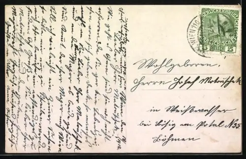 AK Wien, Eucharistische Prozession 1912: Se. Majestät und Thronfolger im Leibstaatswagen, Kaiser Franz Josef I. von Öste