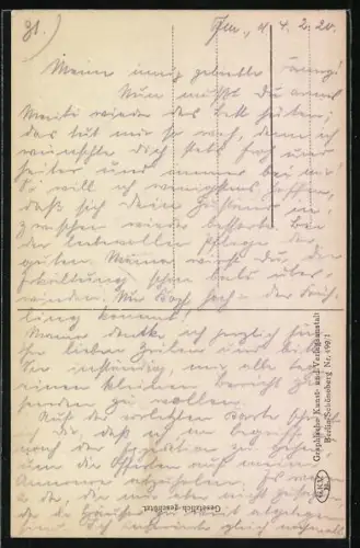 Künstler-AK Ov. Alt-Stutterheim: Mutter nimmt das Kind aus der Wiege