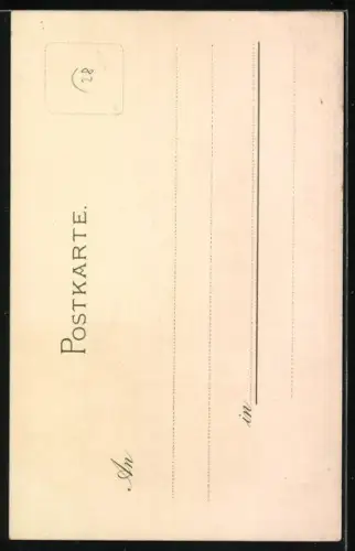 Künstler-AK Hannover, an der Kreuzkirche