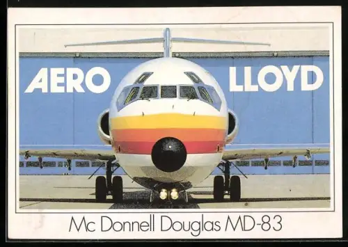 AK Flugzeug MC Donnell Douglas MD-83 von Aero Lloyd