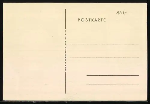 AK Wernesgrün, Brauerei-Werbung Grenzquell, Biergläser und brennende Zigarette