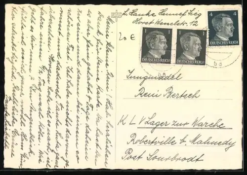 AK Puppen in verschieden deutschen Trachten