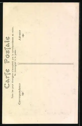 AK Vieillard de Plougastel, Rauchender Franzose