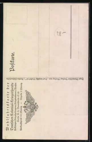 Künstler-AK Hans Baluschek: Volksliedkarten, Einst hat mir mein Leibarzt geboten