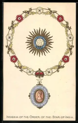 AK Insignia of the Order of the Star of India