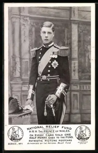 AK H.R.H. the prince of Wales in Uniform