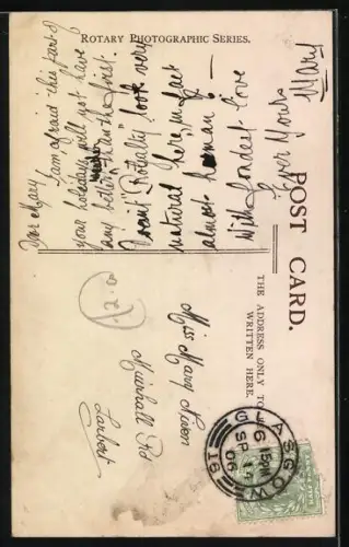 AK The King and Queen of Spain on their Honeymoon