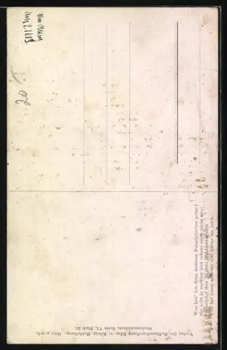 Künstler-AK Georg Mühlberg: junge Frau geht an ihrem Verehrer vorbei ohne ihn zu beachten