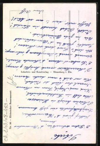 Künstler-AK Elsass - Lothringen, Menschen in Trachten auf dem Volksfest