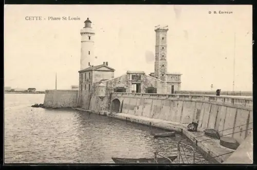 AK Cette, Le Phare St Louis, Leuchtturm