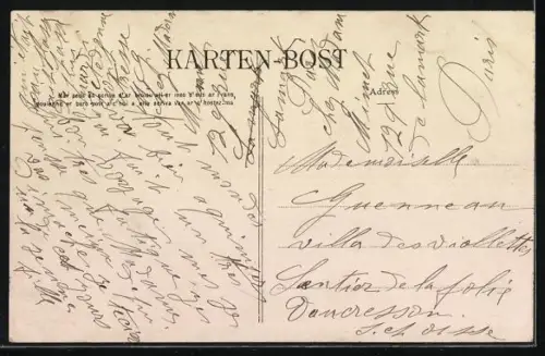 AK Benodet, Strandansicht mit Leuchtturm, Le Phare et la Pointe de l'Entrée de l'Odet