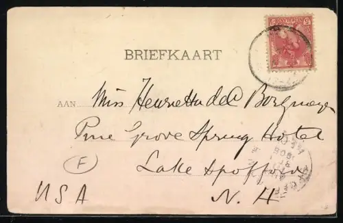 AK Vuurtoren, Westkapelle mit Leuchtturm