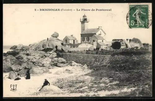 AK Brignogan /Finistère, Le Phare de Pontusval