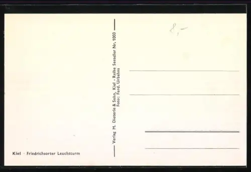 AK Kiel, Friedrichsorter Leuchtturm