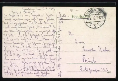 AK Kiel-Friedrichsort, Leuchtturm vor der Hafeneinfahrt