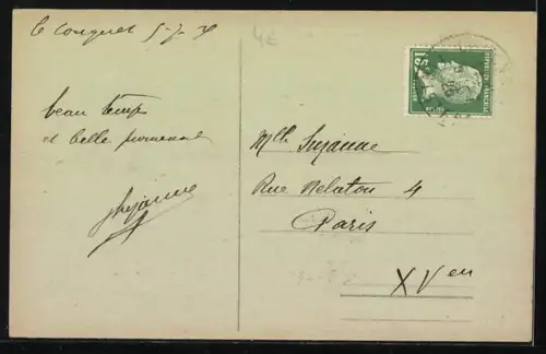 AK Le Conquet /Finistère, Le Fort et le Phare de Kermorvan