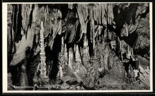 AK Rübeland, Baumannshöhle, Palmengrotte