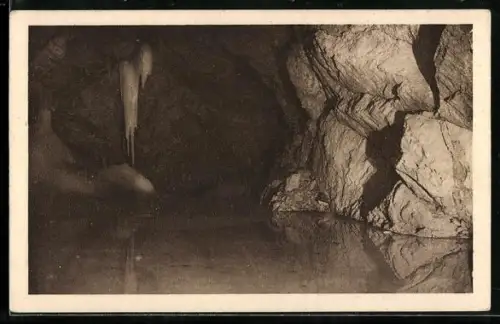 AK Eisriesen-Unterwelt bei Werfen, Thor`s Eispalast, Verein für Höhlenkunde Salzburg