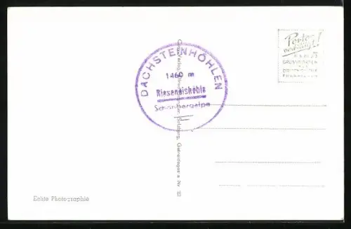 AK Dachstein-Rieseneishöhle /Schönbergeralpe, Gralsburg in der Höhle