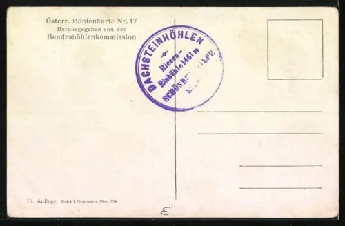 AK Dachstein-Rieseneishöhle bei Obertraun, Eisfiguren in der grossen Eiskapelle