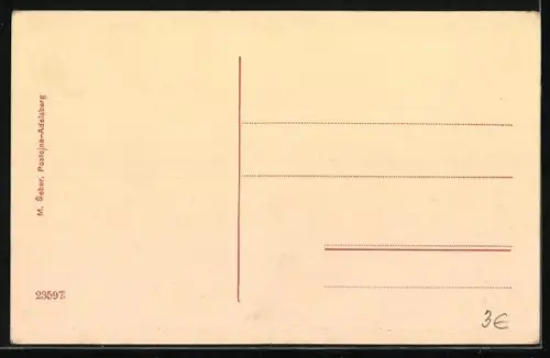 AK Adelsberger Grotte, Ferdinandsgrotte mit Gleisen