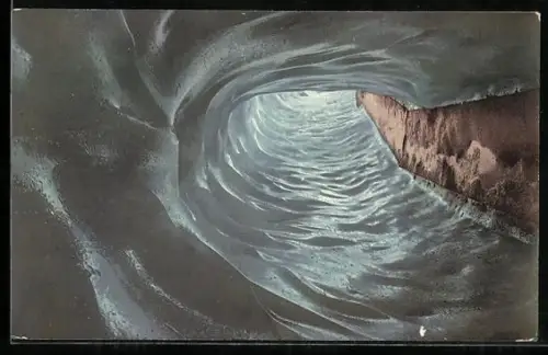 AK Eishöhle /Eigergletscher, Eishöhle im Gletscher