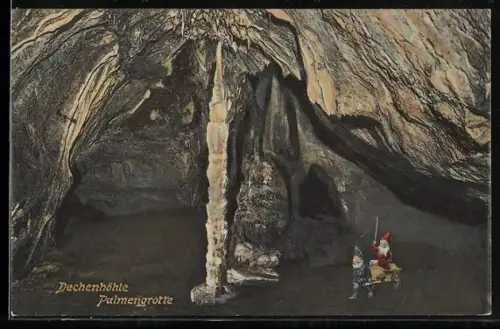 AK Dechenhöhle, Zwerge in der Palmengrotte