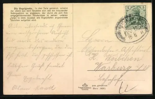 AK Dechenhöhle, Orgelgrotte mit den Orgelpfeifen