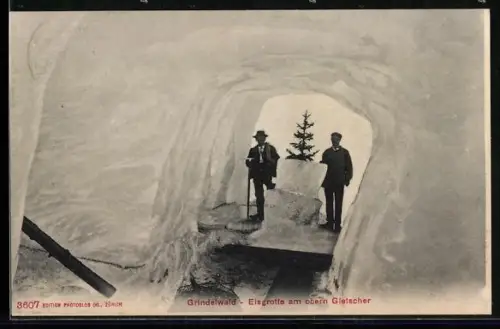 AK Grindelwald, Eisgrotte am obern Gletscher