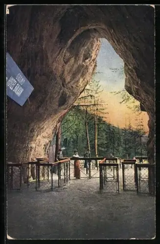 AK Adelsberger Grotte, Eingang