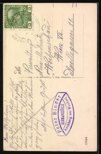 AK Kirchberg am Wechsel, Hermannshöhle, Ausgang