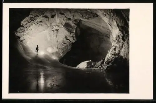 AK Eisriesenwelthöhle bei Salzburg, Eispalast