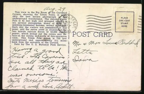AK Carlsbad Cavern, New Mexico, Totem Poles, Big Room