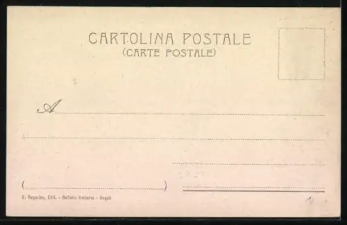 Lithographie Capri, La grotta Azzurra mit Besuchern