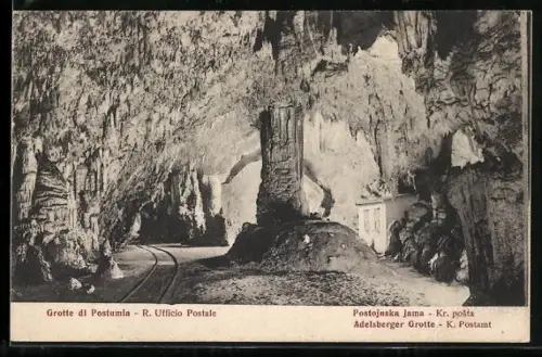AK Adelsberger Grotte, K. Postamt
