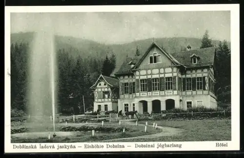 AK Dobsinska ladova jaskyna, Dobsinai jegbarlang, Eishöhle Dobsina, Hotel