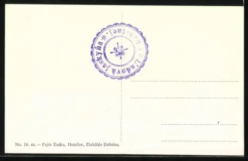 AK Dobsinska ladova jaskyna, Dobsinai jegbarlang, Eishöhle Dobsina, Hotel