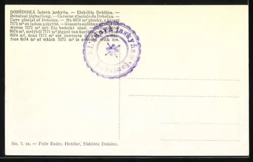 AK Dobsina, Eishöhle, Innenansicht