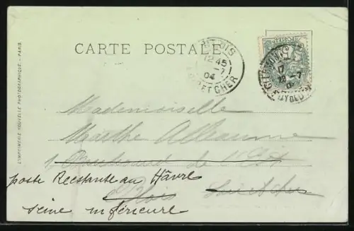 AK Royat, Grotte des Laveuses - Höhle