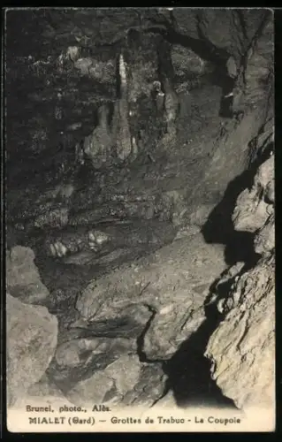 AK Mialet /Gard, Grottes de Trabuc, La Coupole