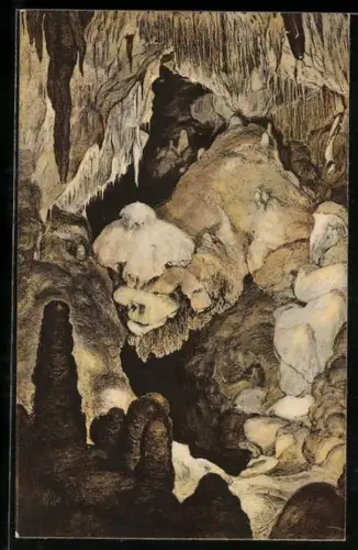 AK Slouper-Höhlen, Die Hängende Tropfsteinbrücke